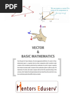 Engg GZ Physics 1 VectorandBasicsMaths (Package) - 1588243407401 PDF