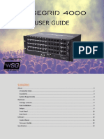 Stagegrid 4000 User Guide