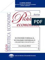 Alina Mihaela Bizna - Economie Formala, Economie Informala - Delimitari Conceptuale PDF
