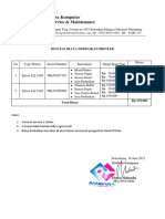 Rincian Biaya Service PDF