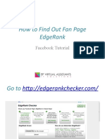 How To Find Out Fan Page EdgeRank
