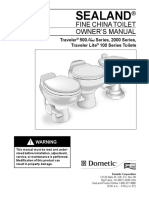 Sealand: Fine China Toilet Owner'S Manual
