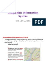 Geographic Information System: Ced, Uet Lahore