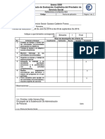 Anexo XXIII Formato de Evaluación Cualitativa Del Prestador de Servicio Social