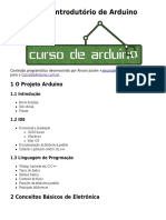 Ementa Curso de Arduino