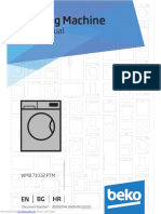 Washing Machine: User's Manual