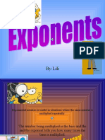 EXPONENTS