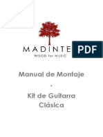 Manual de Montaje – Kit de Guitarra Clásica