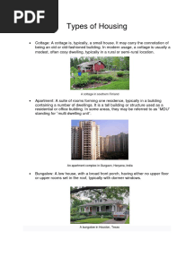 Types of Housing