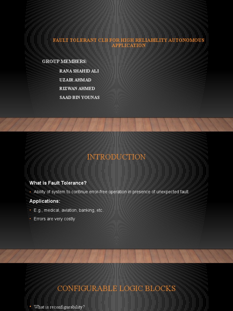 Fault Tolerant CLB Overview | PDF