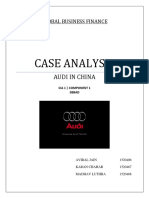 Case Analysis: Audi in China