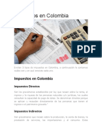 Lo Que Se Debe Saber Sobre Los Impuestos en Colombia Sobre La Renta y Complementario