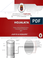 Hojalata electrolítica, HOJOLOSA