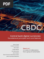 Central Bank Digital Currencies: Foundational Principles and Core Features