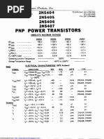Transistor PNP 2N4354 - Boîtier TO105, Fairchild Semiconductor, NEUF