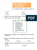 Reglas Generales de Acentuación