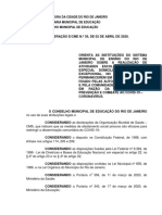 Conselho orienta escolas do Rio sobre atividades remotas durante isolamento