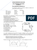 Applied Thermodynamics D201 Self Assessment Solutions Tutorial 5 Self Assessment Exercise No. 1