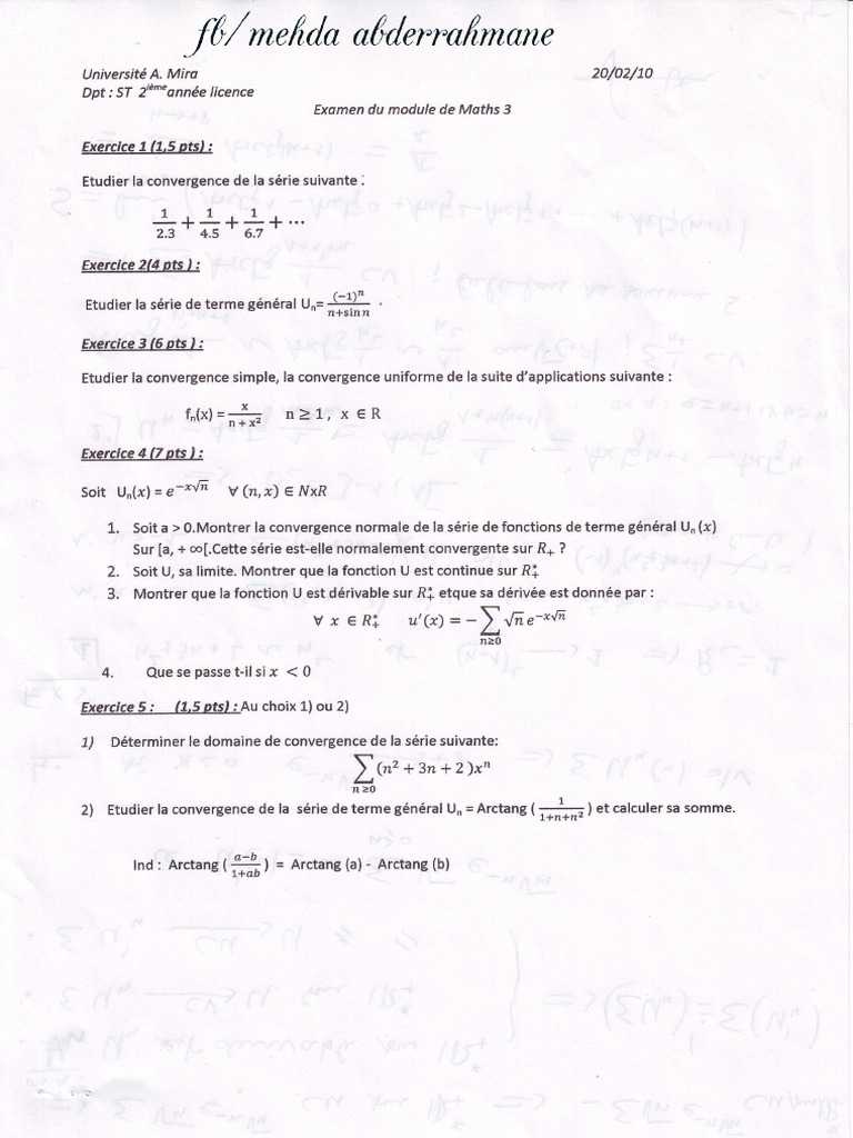 Des Examens
