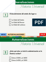 Autoevaluacion Historia universal