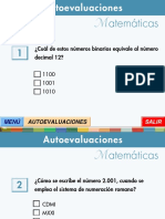 Autoevaluacion Matematica