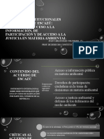 Aspectos Constitucionales Del Acuerdo de Escazú