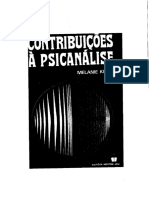 Contribuições a psicanalise