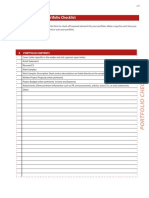 PortfolioChecklistForm PDF