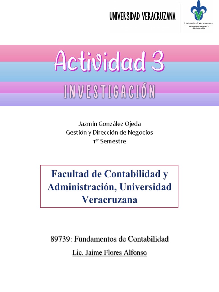 Fundamentos de Cuentas Contables | PDF | Hipoteca Comercial | Finanzas ...