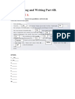 KET Reading and Writing Parts 6B - Exercises 1-5