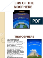 Layers of The Atmosphere