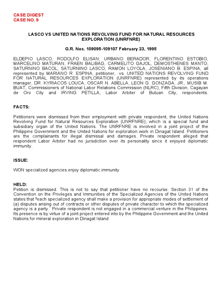 Case Digest Lasco vs. NLRC PDF