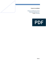 Modelo de Estudio de Factibilidad de Un Proyecto PDF