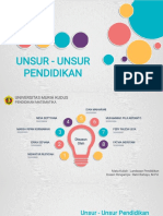 Unsur - Unsur Pendidikan