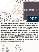 Ejemplo 1 - Prueba de Hipótesis para Diferencia de Medias