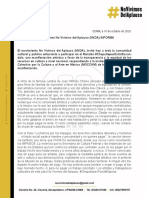 Boletín de Prensa NVDA Maraton Chapultepec Es Un Escándalo PDF