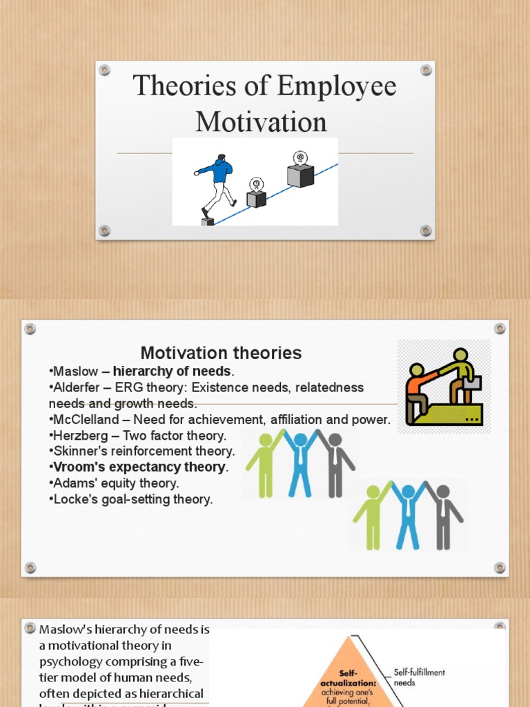 Theories of Employee Motivation | PDF | Goal Setting | Goal