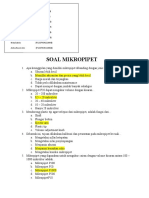 Soal Kelompok 1 (Mikropipet)