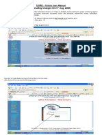 DORD - Online User Manual (Including Changes Till 31 Aug. 2008)