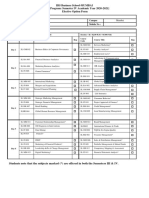 Elective Option Form - Semester IV - Class of 2021 PDF
