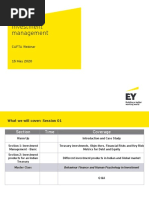 Investment Management: CAFTA Webinar