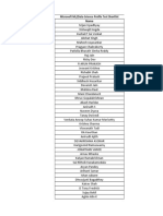 Microsoft ML/Data-Science Profile Test Shortlist