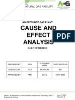 Cause and Effect Analysis: Compressed Natural Gas Facility
