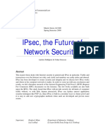 IPsec, the Future of Network Security
