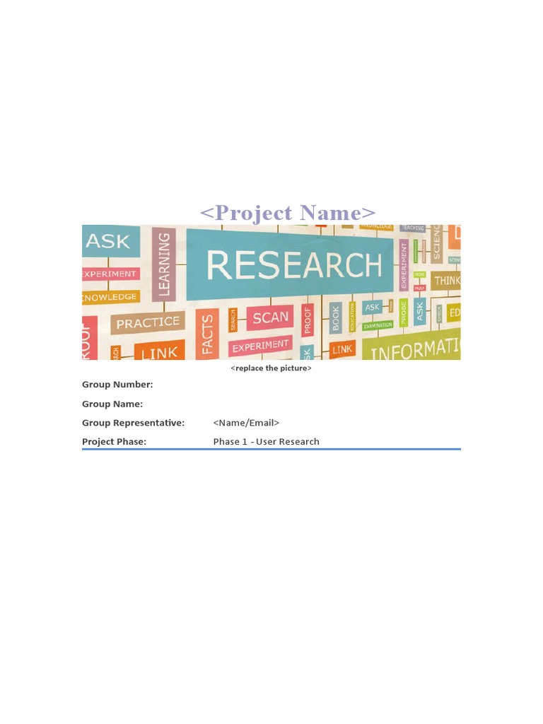 Group Number: Group Name: Group Representative: Project Phase | PDF ...