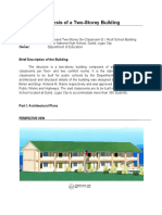 Structural Analysis of A Two-Storey Building