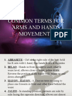ARM AND FOOT MOVEMENTS