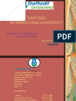 Daffodil Internationaluniversity: Principles of Fiancé