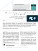 Field Axial Cyclic Loading Experiments On Piles Driven in Sand PDF