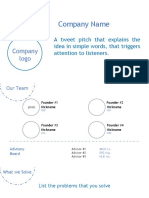 Pitch Deck Template PDF